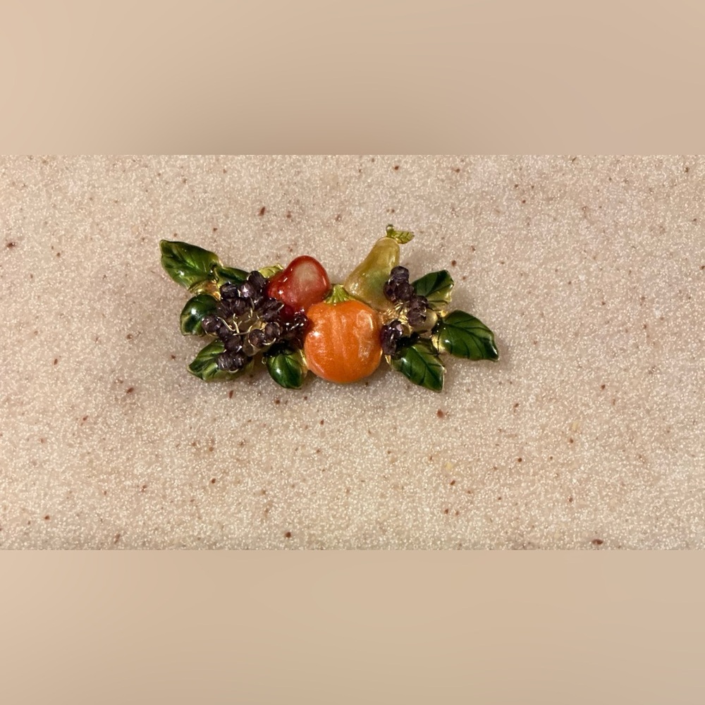 Colorful Fruit Brooch